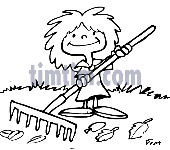 547x481 Free Drawing Of Garden Girl Bw From The Category Building Home