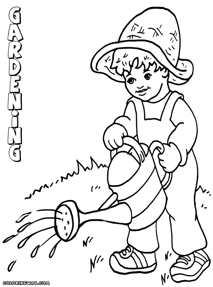 742x1000 Gardening Coloring Pages Coloring Pages To Download And Print
