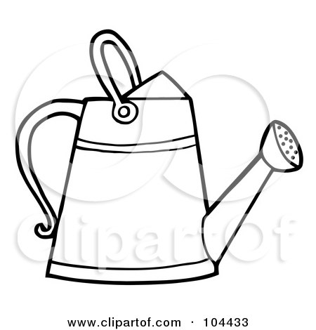 450x470 Gardening Tools Coloring Pages