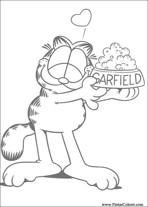 567x794 Drawings To Paint Amp Colour Garfield