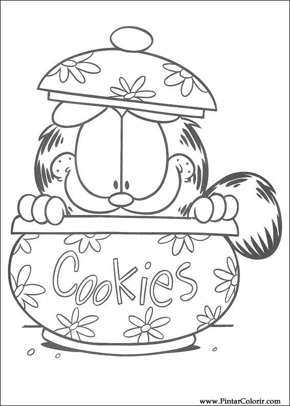 567x794 Drawings To Paint Amp Colour Garfield