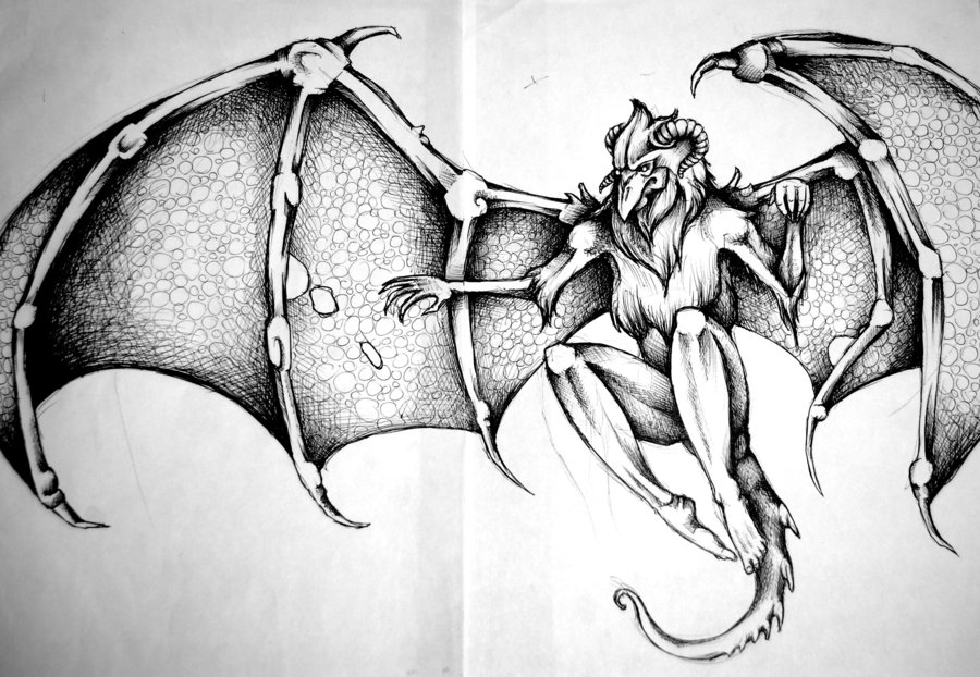 Gargoyle Drawing at GetDrawings | Free download