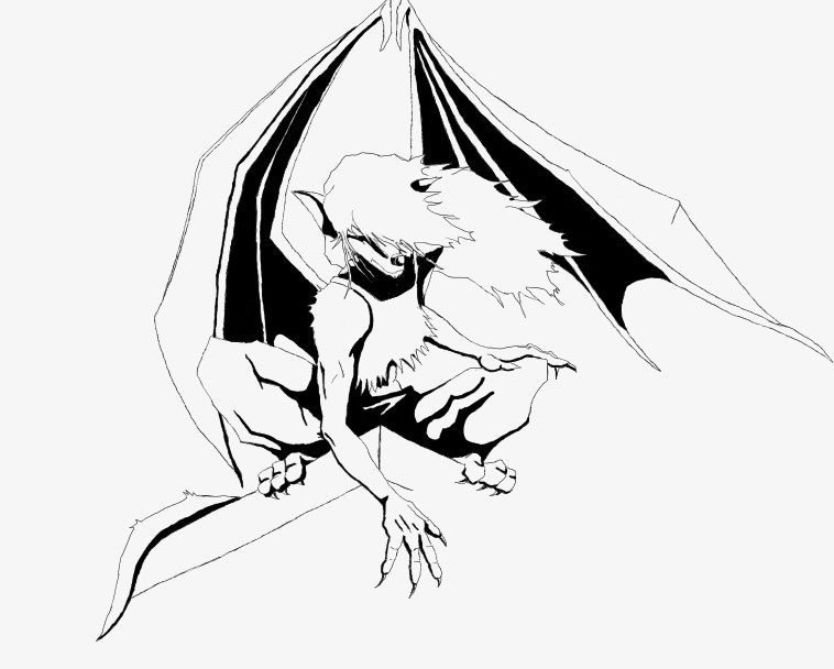 758x608 Vulpine Gargoyle By Shayljoran