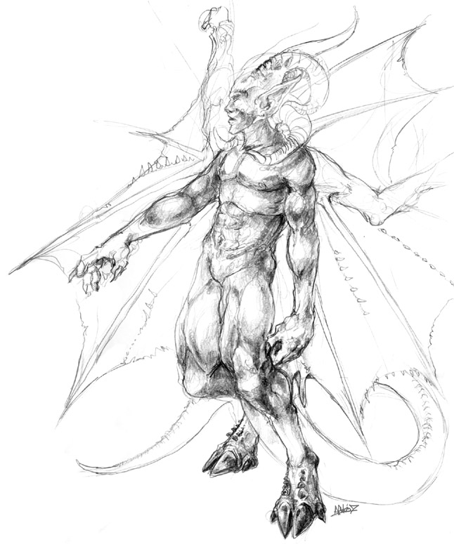 646x775 Gargoyle Maybe By Weremagnus