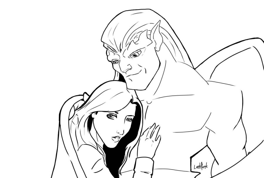 900x610 Gargoyles By Foxfire141