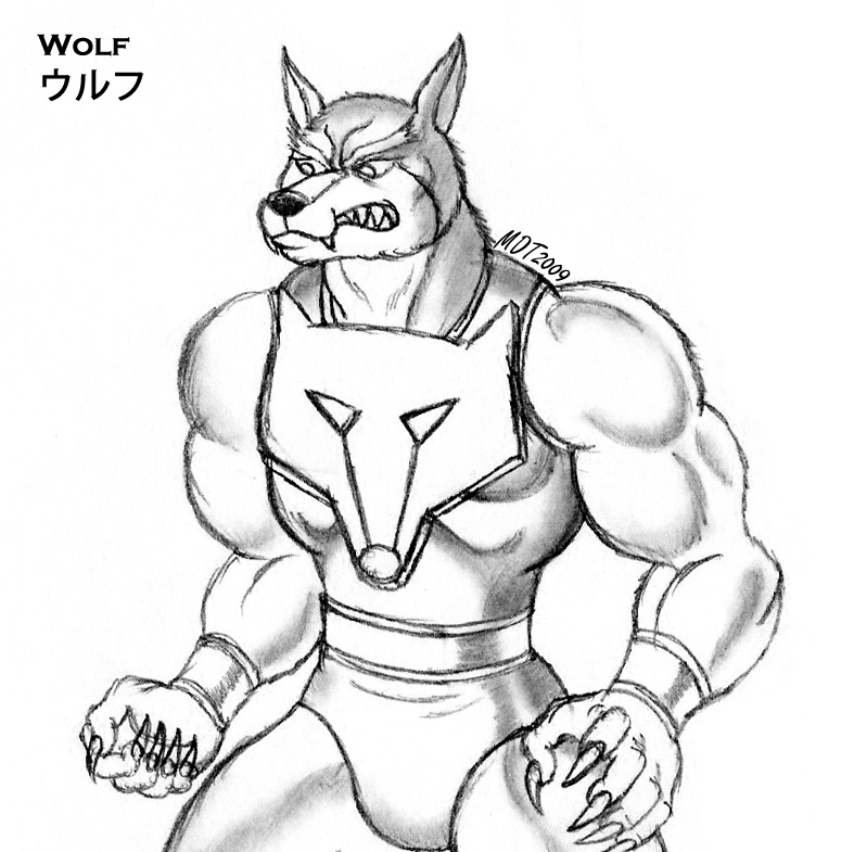787x785 Wolf From Gargoyles By Mdtartist83