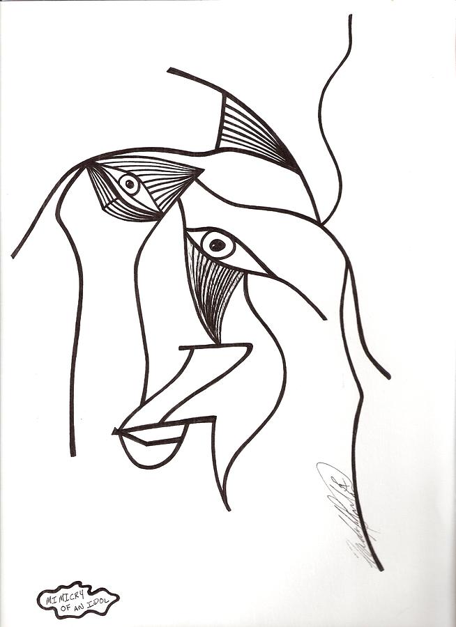 654x900 Of An Idol Drawing By Freda Garland