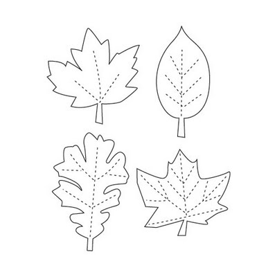 400x400 Printable Leaf Stencils Topic Thanksgiving Leaf Garland