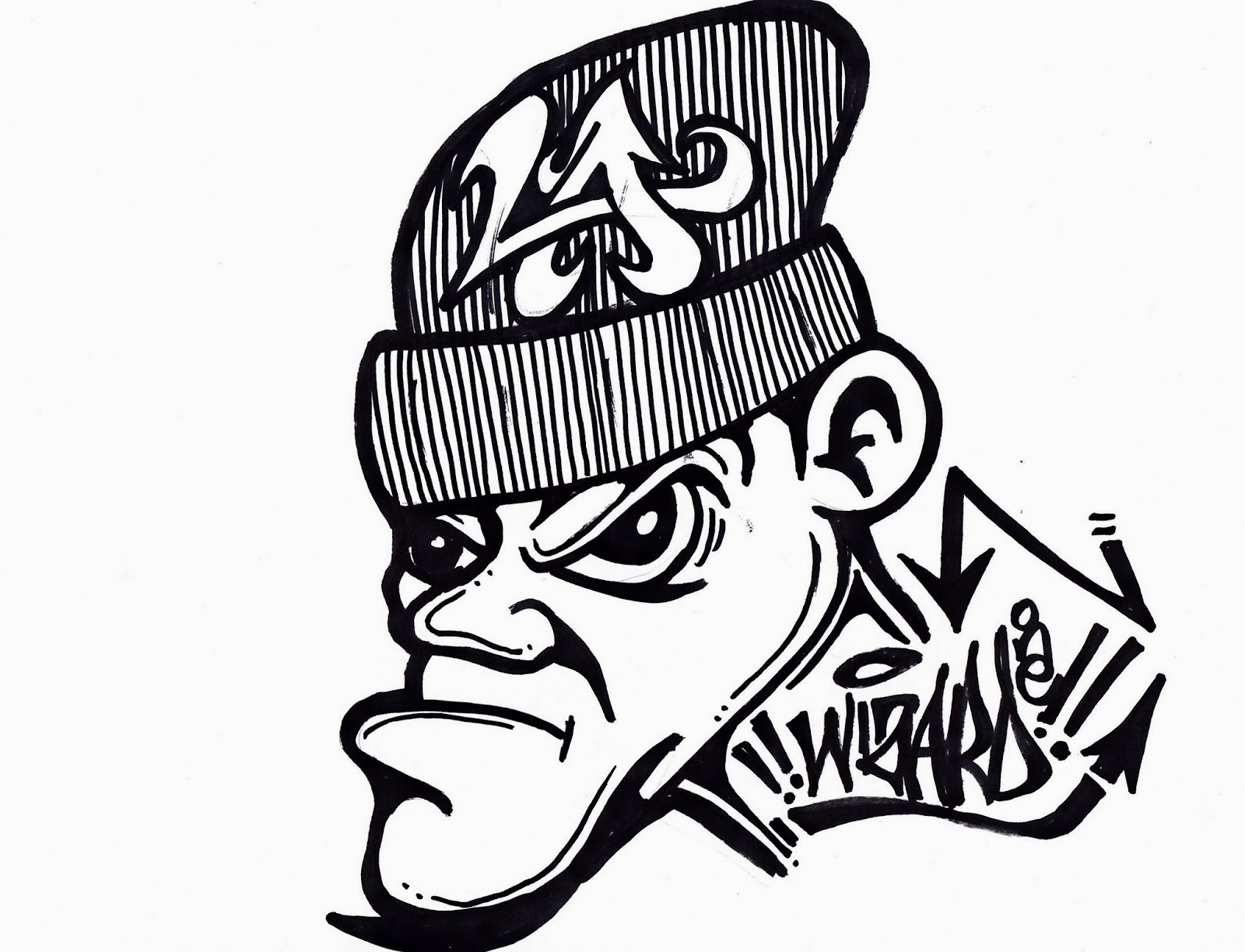 1600x1224 Graffiti Wall Graffiti Characters Gas Mask