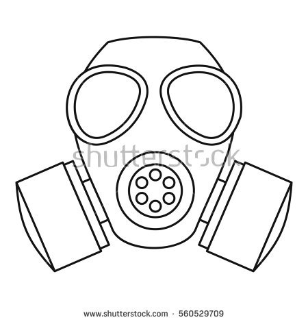 450x470 Pictures Drawing Gas Masks,