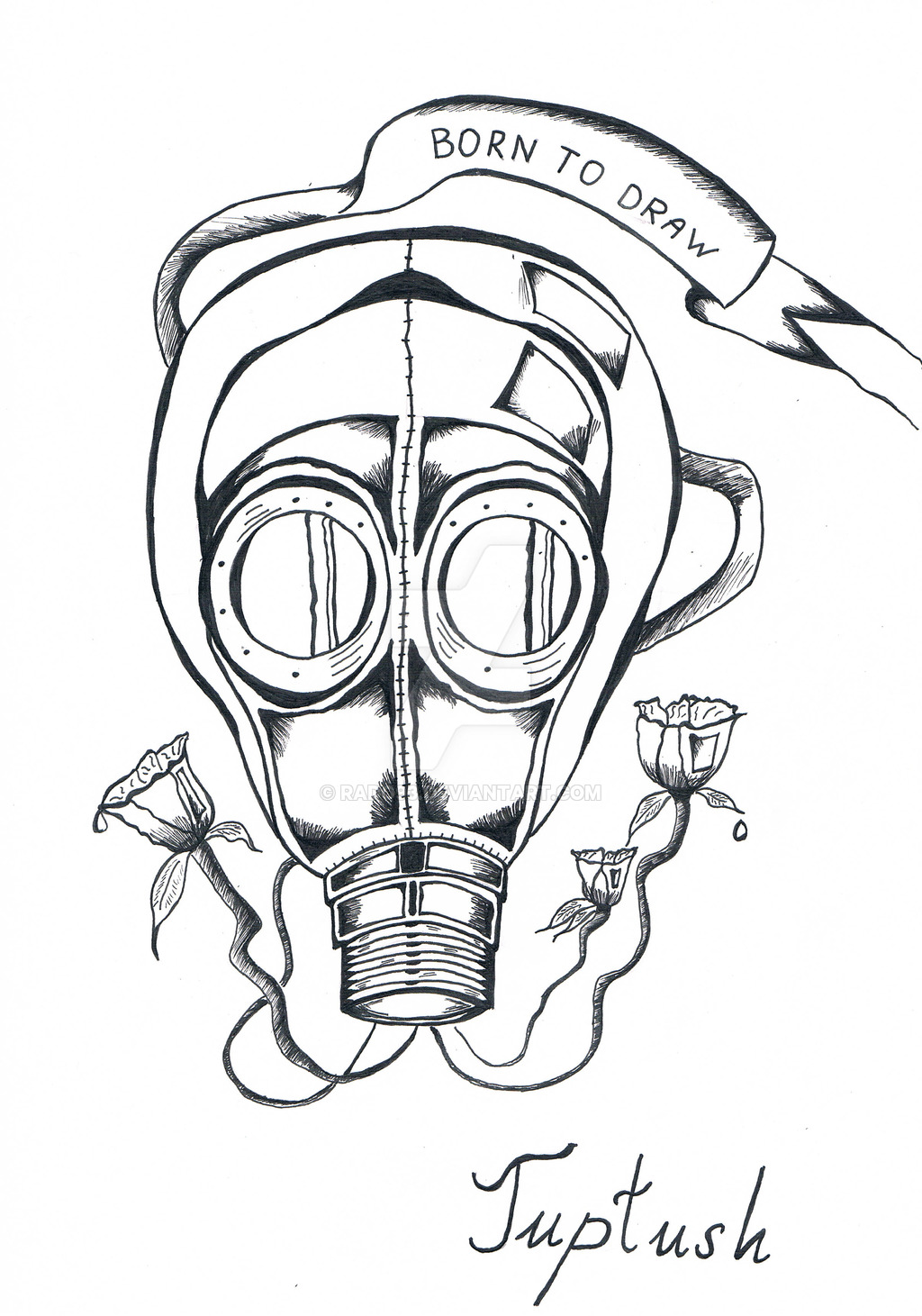 1024x1461 Gas Mask Tattoo Project By Rado93