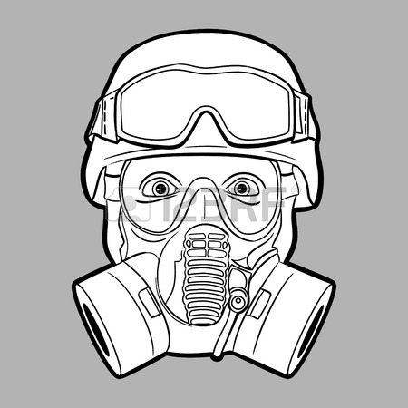 450x450 Gas Mask Soldier