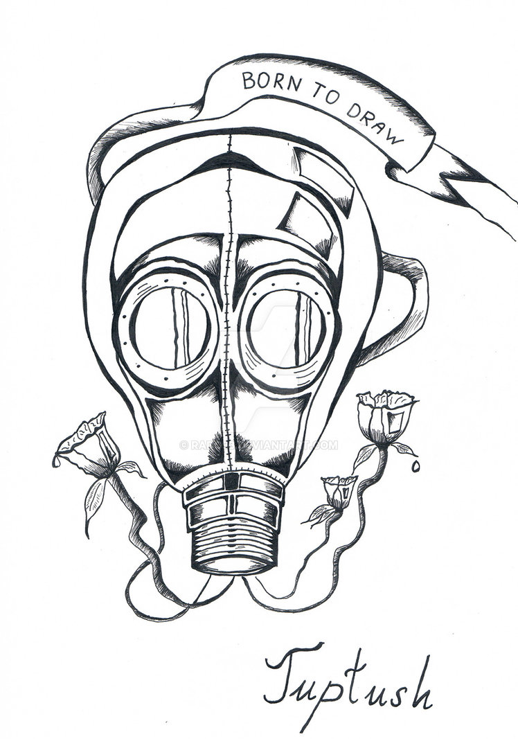 748x1067 Gas Mask Tattoo Project By Rado93