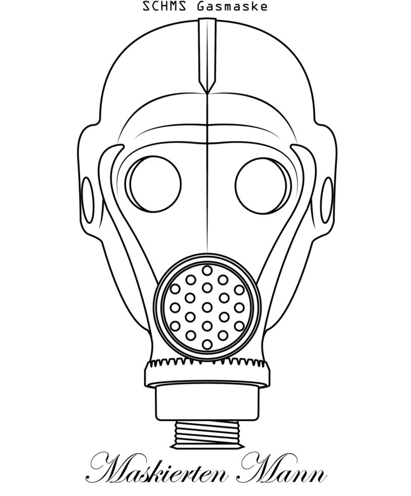 Gas Mask Drawing at GetDrawings | Free download