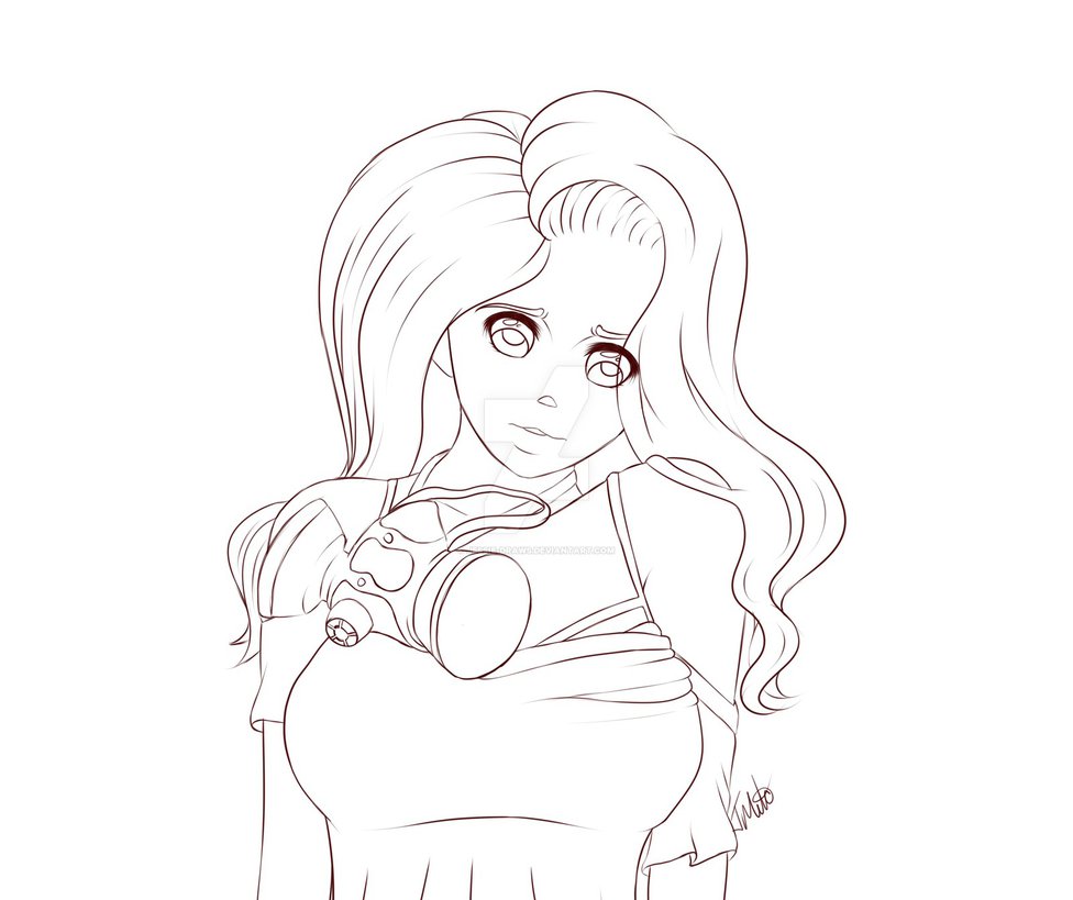 976x819 Gas Mask Girl By Jessie Draws