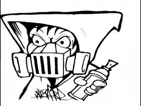 480x360 Drawn Gas Mask Monkey