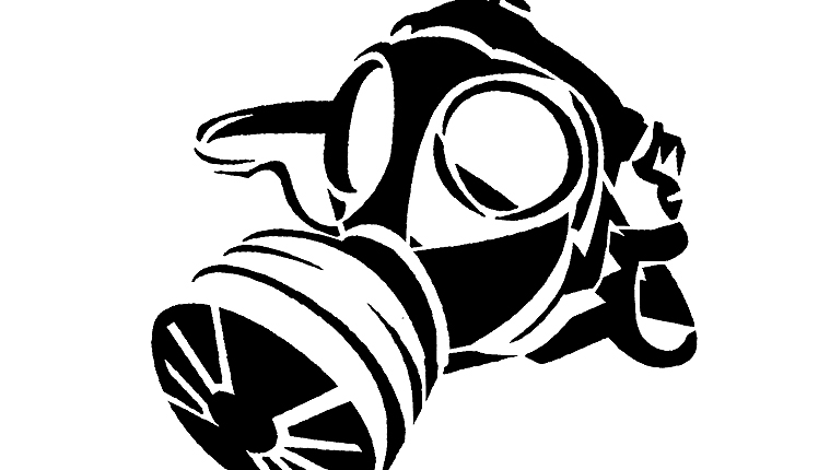 759x430 Drawn Gas Mask Music