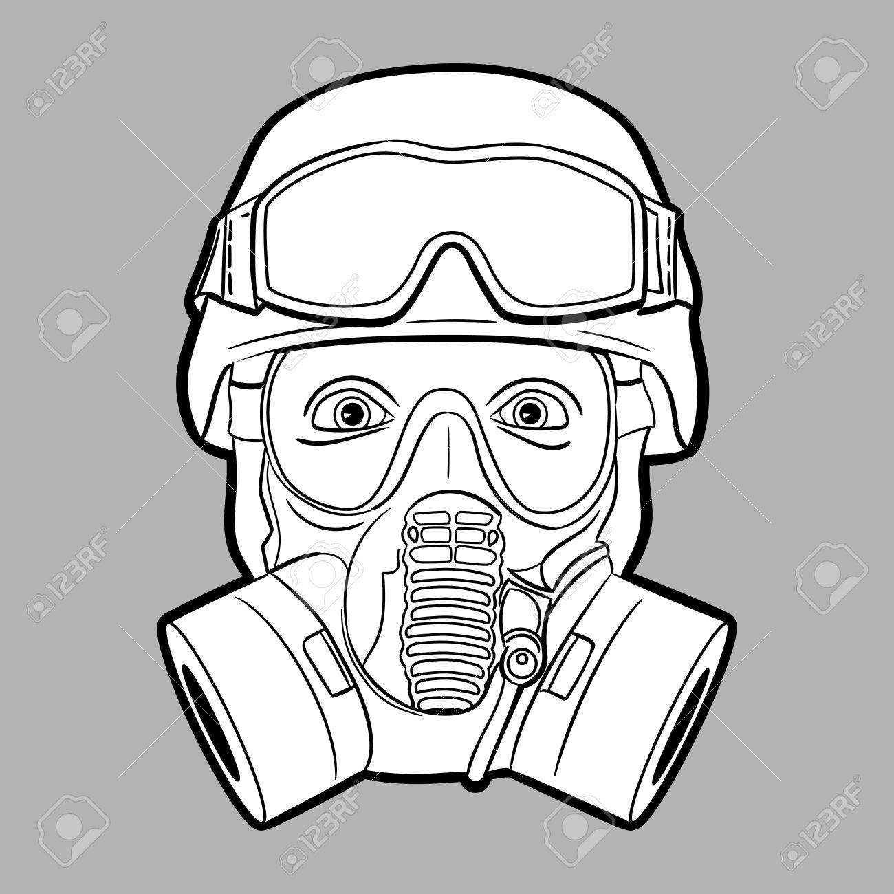 1300x1300 Gas Mask Soldier
