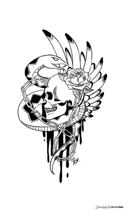 400x667 Collection Of Elephant Gas Mask Tattoo Design