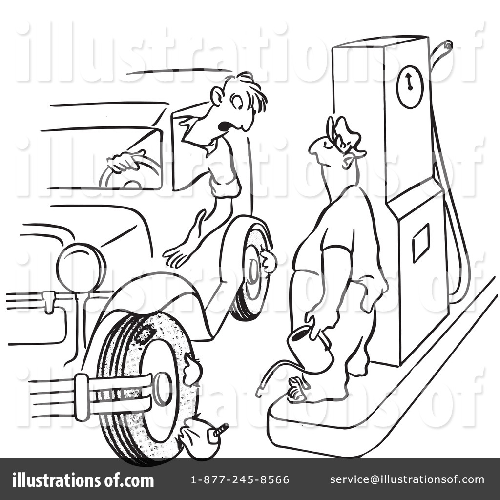 1024x1024 Gas Station Clipart