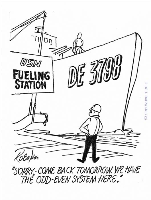 530x700 Battleship Gas Station Port Workers Ship Cartoons