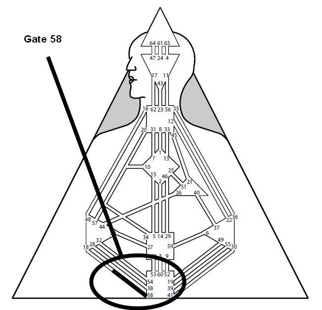 651x626 Gate 58 Desenho Humano I Human Design