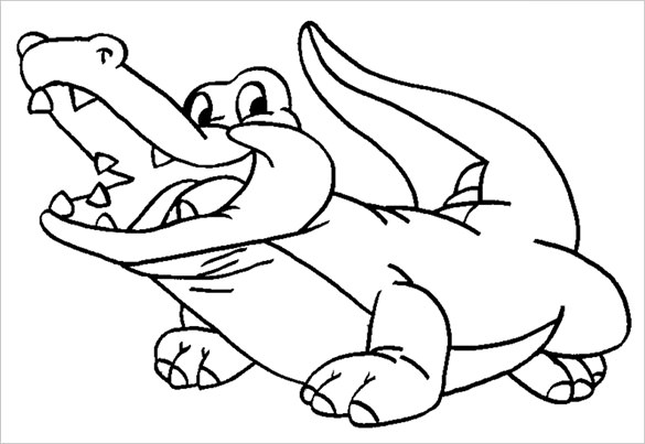 585x403 Alligator Templates, Crafts Amp Colouring Pages Free Amp Premium