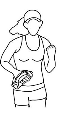 254x450 Handiwear, Water Bottle Carrier Grip For Running. Soft Band Holder