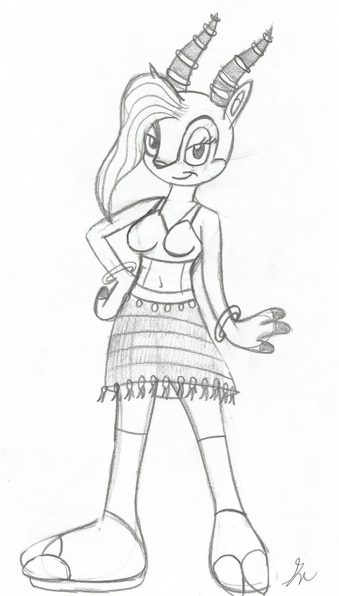 674x1183 Sonic Gazelle Zootopia Sketch By Lol20