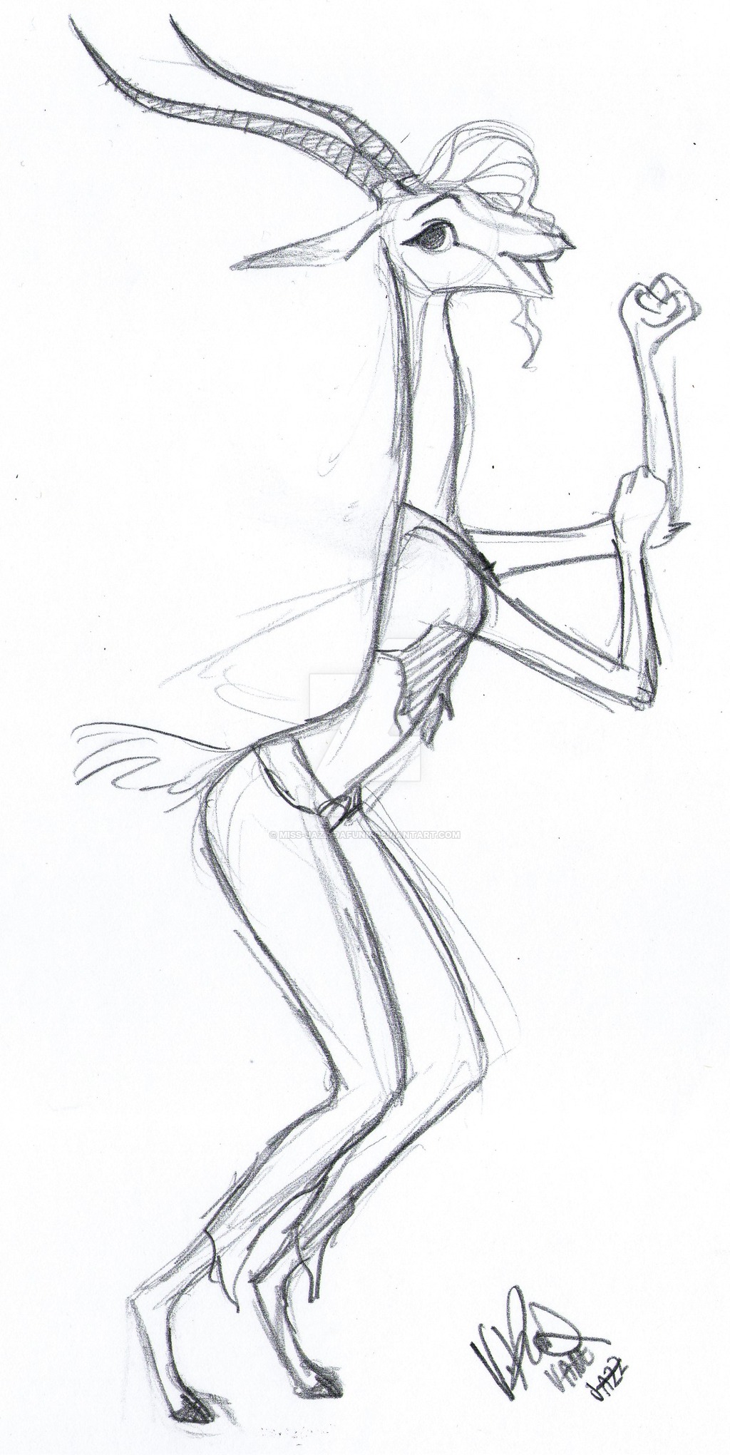 1024x2040 Suerte Gazelle By Miss Jazz Dafunk