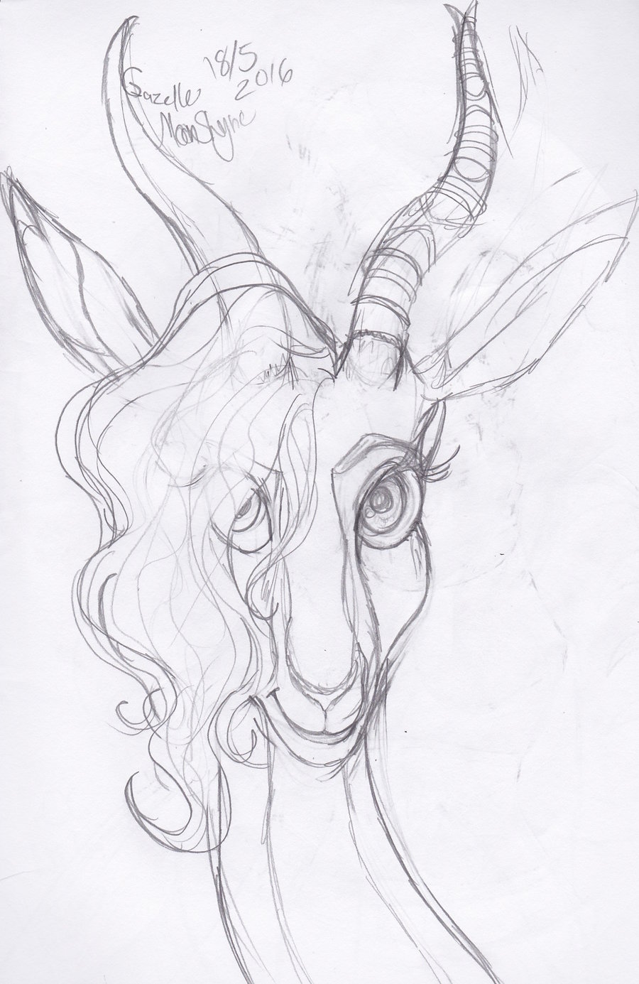 900x1385 Daily Picture 4 Gazelle By Moon Shyne
