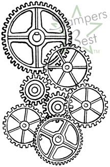 216x326 Steampunk Gear Drawings