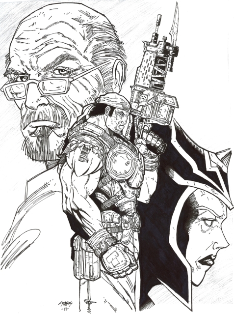 477x639 Gears Of War 3 Mock Comic Book Cover