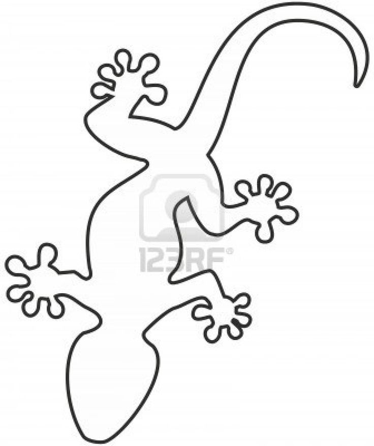 736x876 Gecko Tattoo Isolated On Withe Background Stock Photo Tattoos