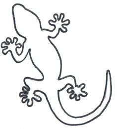 Gecko Drawing Template at GetDrawings | Free download