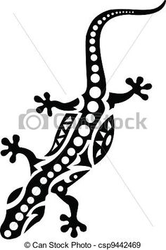 236x354 Marabu Motiv Schablone Silhouette Climbing Gecko A4
