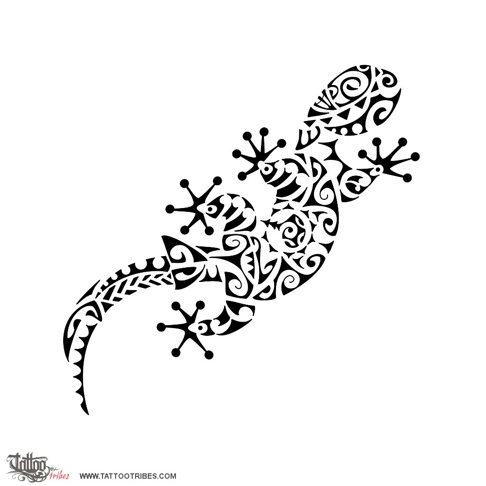 1000x1000 Tattoo Of Moko Papa, Brown Gecko Tattoo