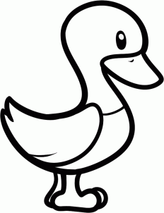 232x302 How To Draw How To Draw A Goose For Kids