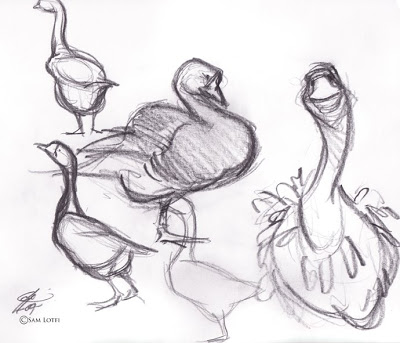 400x343 The Art Of Sam Lotfi Drawing From Life!