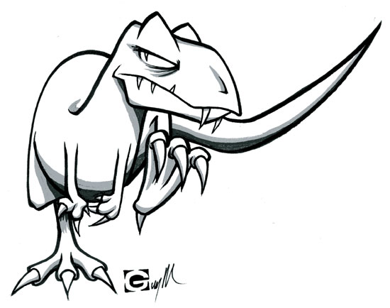 550x434 Dinosaur Drawings