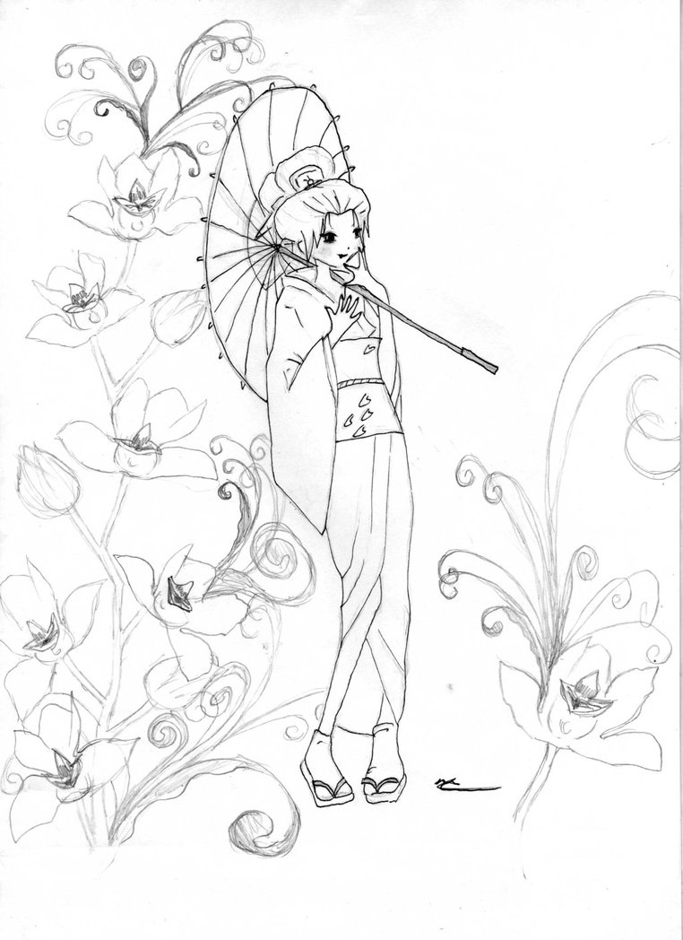 762x1048 Geisha Girl By Stella Luna12