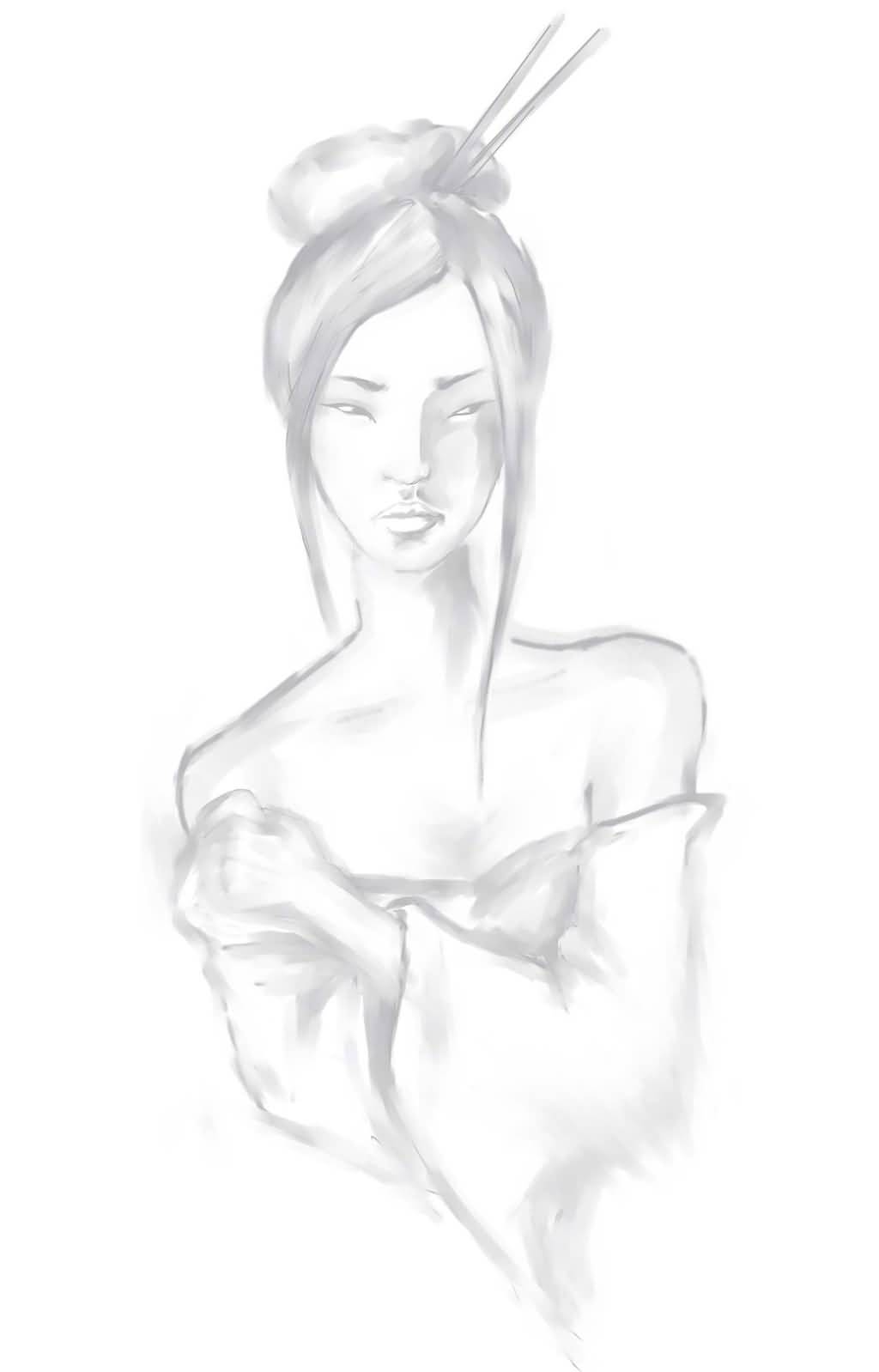 1024x1598 Geisha Tattoo Ideas And Geisha Tattoo Designs Page 60