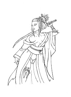 233x320 Tina In Wonderland Geisha Warrior