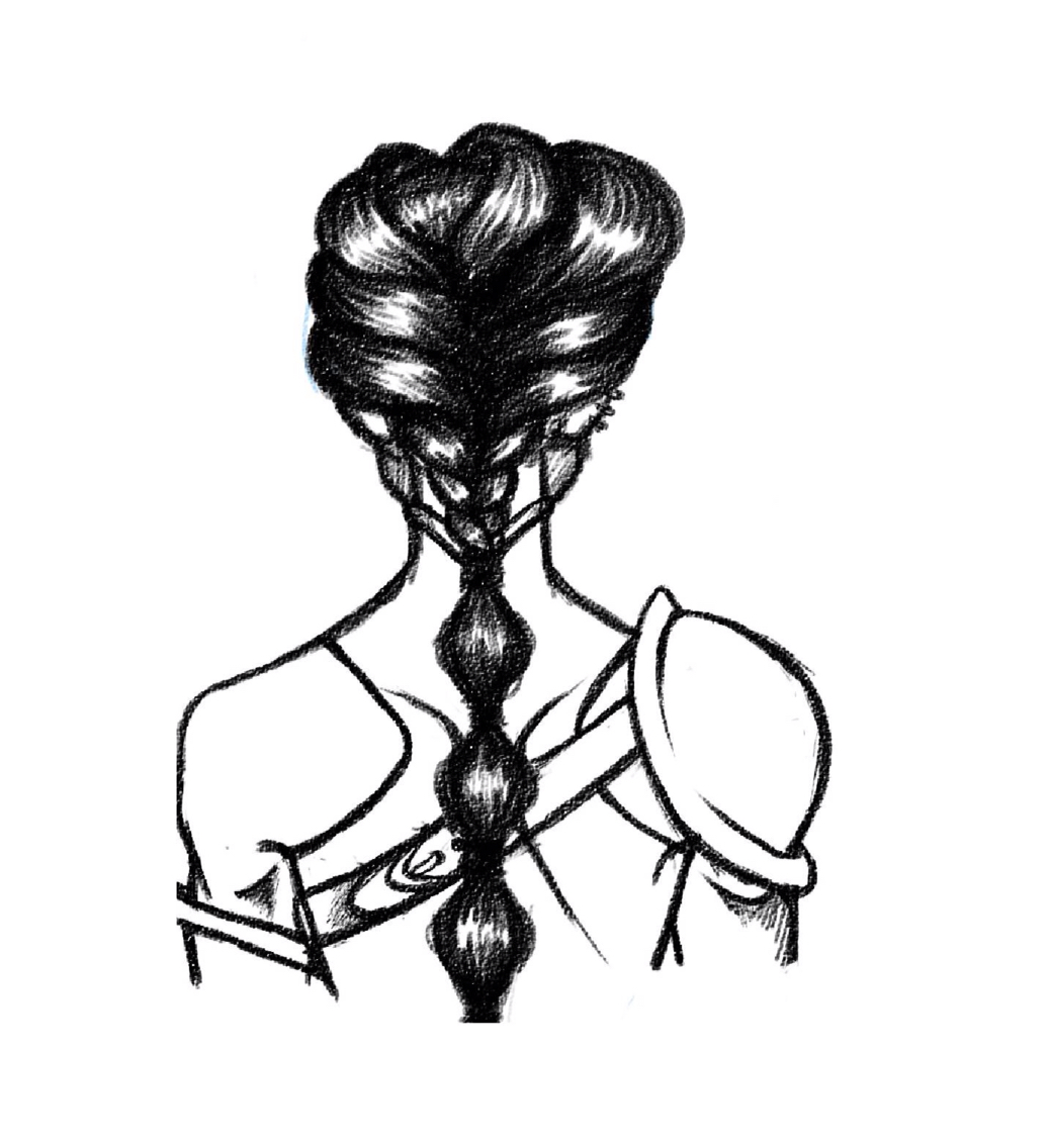 1038x1136 Sketch Ofmazonian Warrior Done On My New Tablet