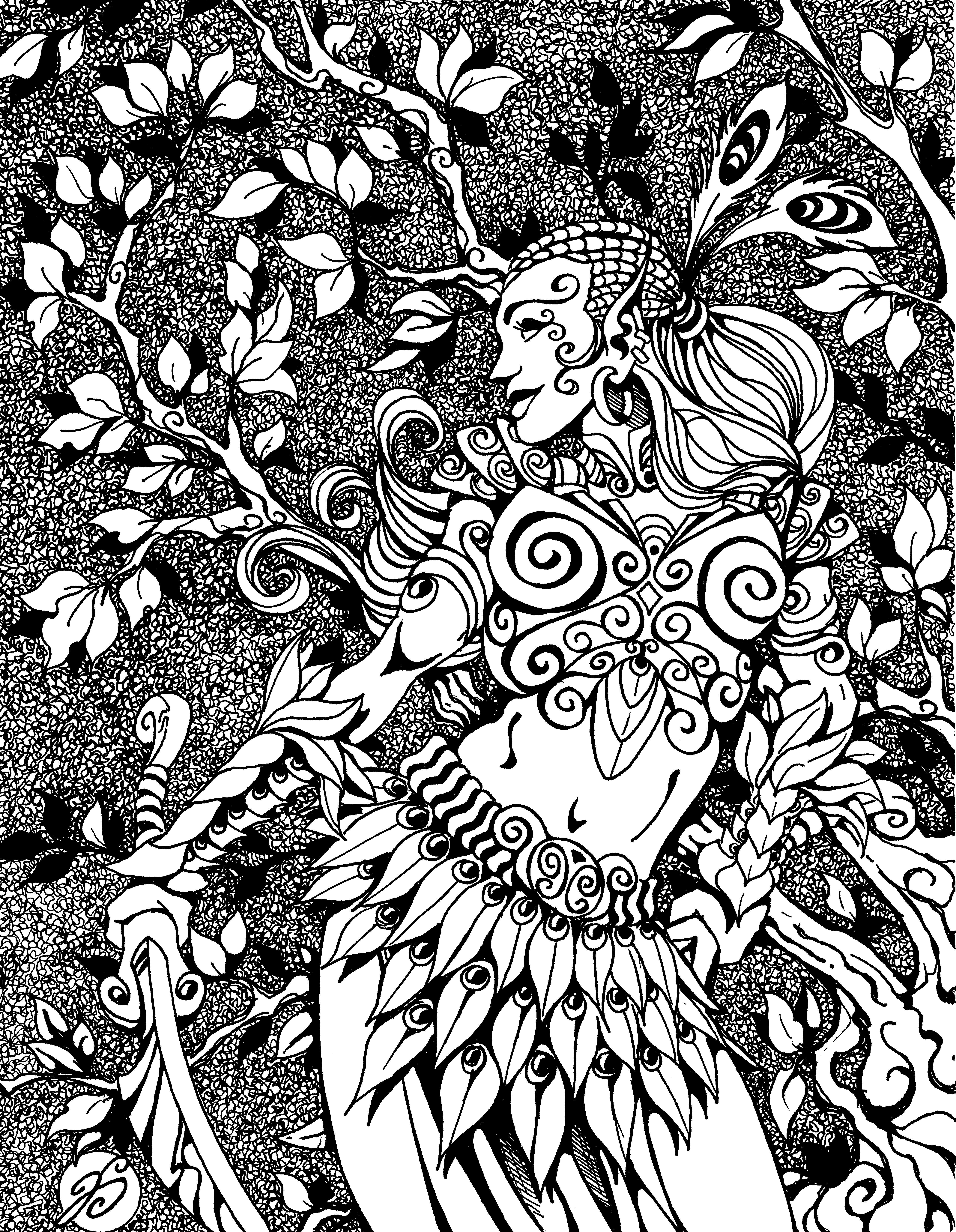 5100x6572 Fayora Swiftblade Half Elfin Warrior Princess ( Two Handed