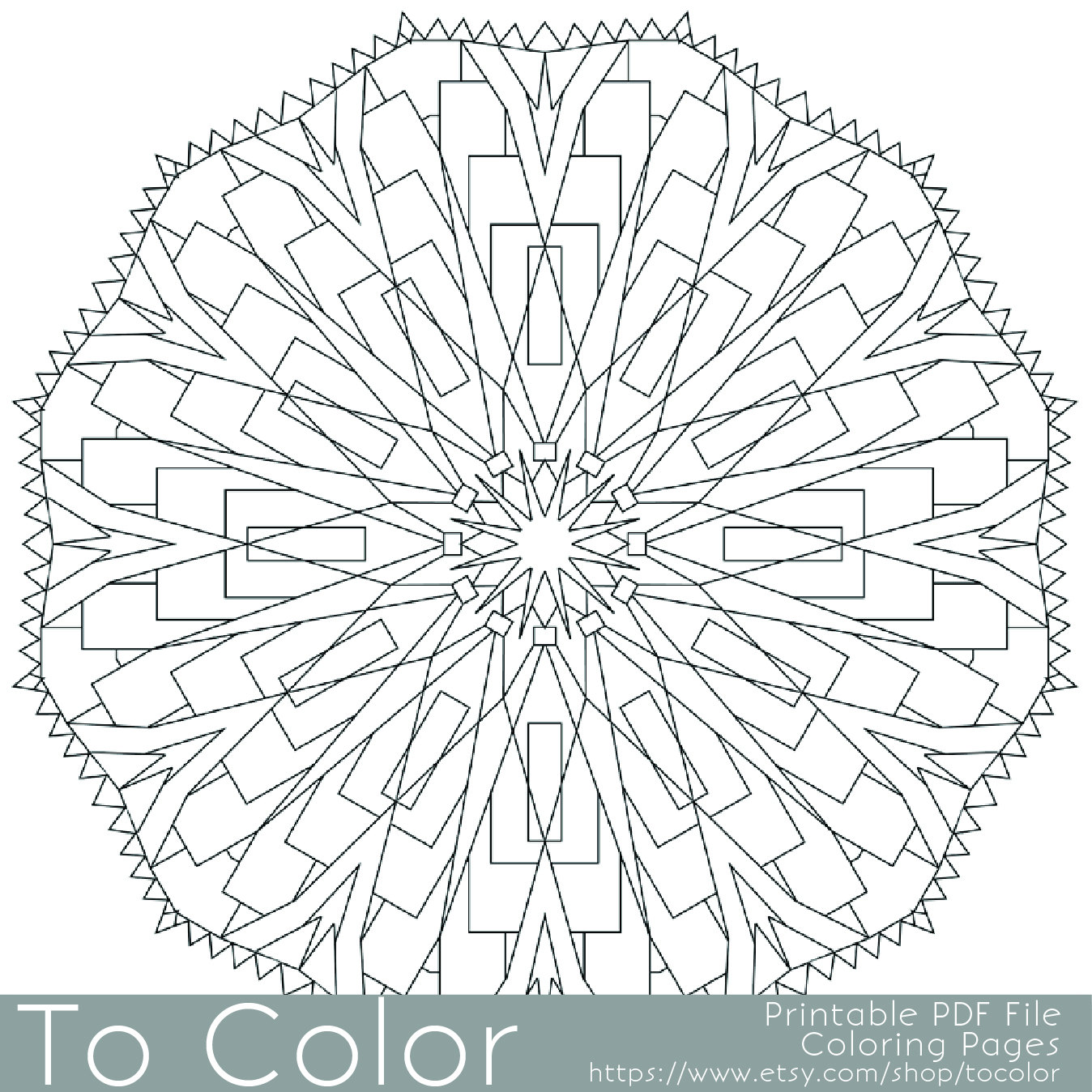 1348x1348 Detailed Printable Coloring Pages For Adults, Gel Pens Mandala