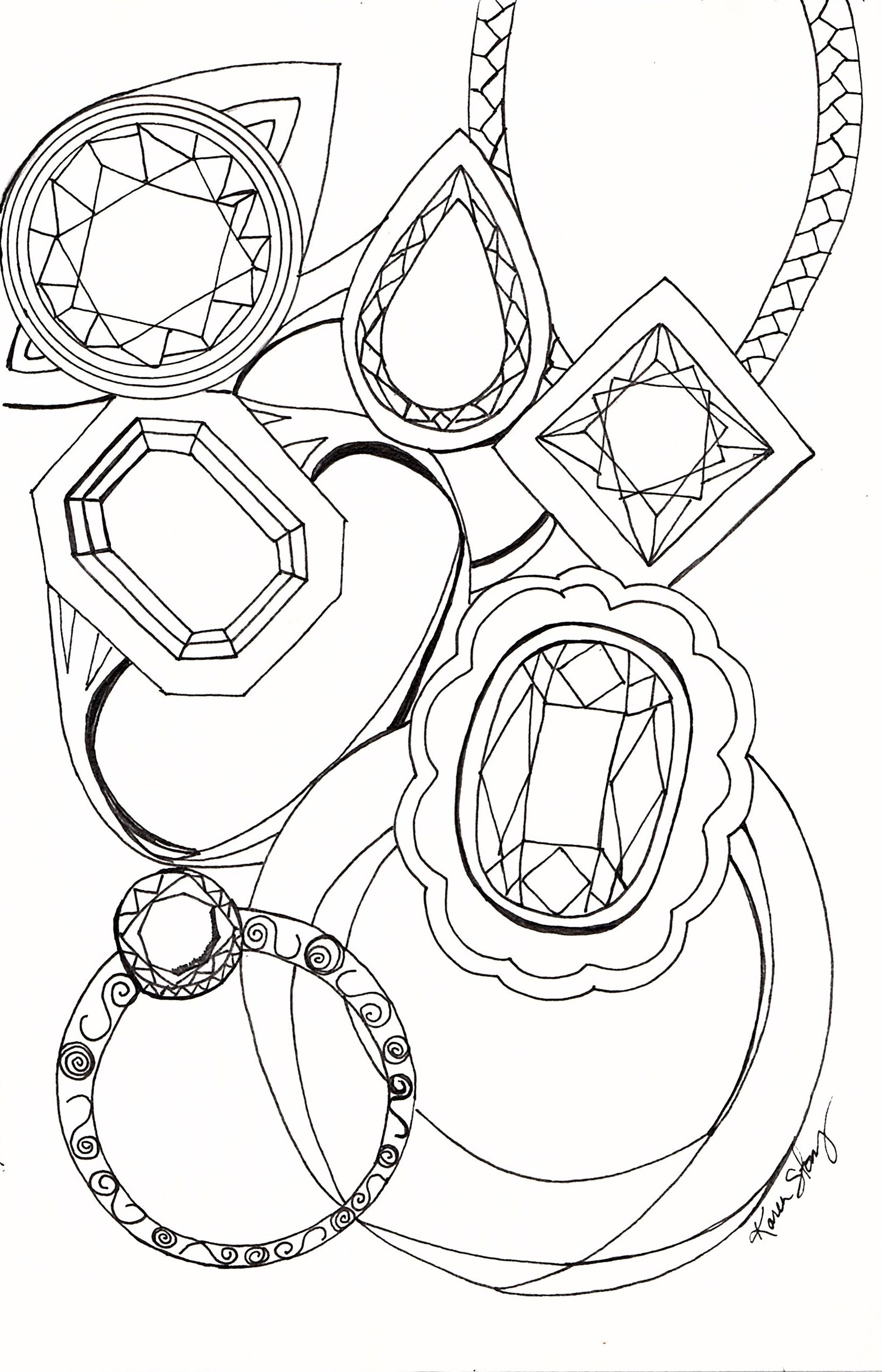 1640x2550 Bumble Of Baubles Filing, Middle School Art And Coloring Books