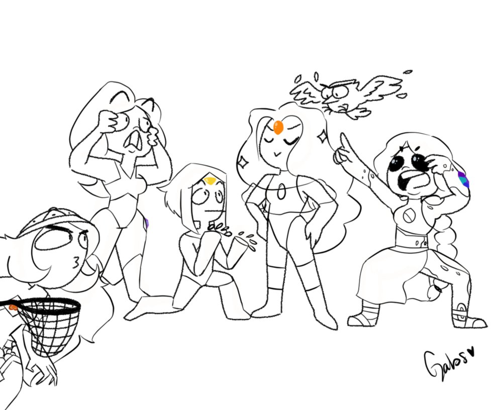 979x816 Draw Your Gem Squad 2 By Gabbyhun