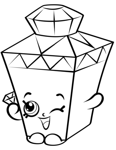 371x480 Limited Edition Gemma Gem Shopkin Coloring Page Free Printable