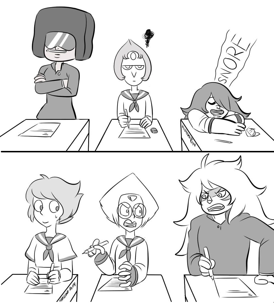 960x1062 Steven Universe) Gem School By Hikumirin